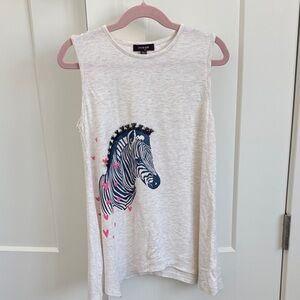 Imoga Tunic Zebra Tank Top